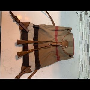 Burberry Chiltern Check Print Backpack